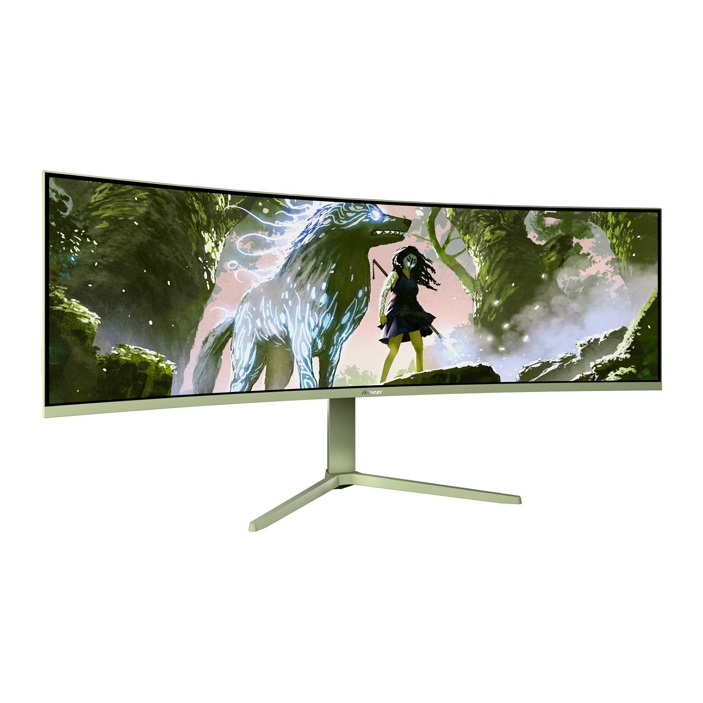 Arozzi TFT Nova 49' VA 165Hz curved waldgrün — Buy in Cyprus with Fast Delivery