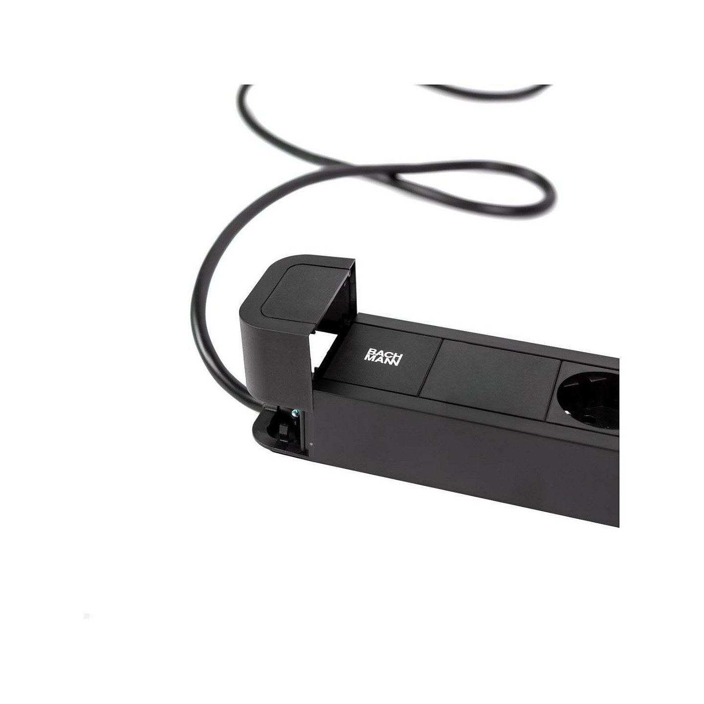 BACHMANN PRIMO2 Steckdosenleiste 6x Schutzkontakt Aluminium schwarz 2m — Buy in Cyprus with Fast Delivery