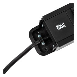 BACHMANN PRIMO2 Steckdosenleiste 6x Schutzkontakt Aluminium schwarz 2m — Buy in Cyprus with Fast Delivery