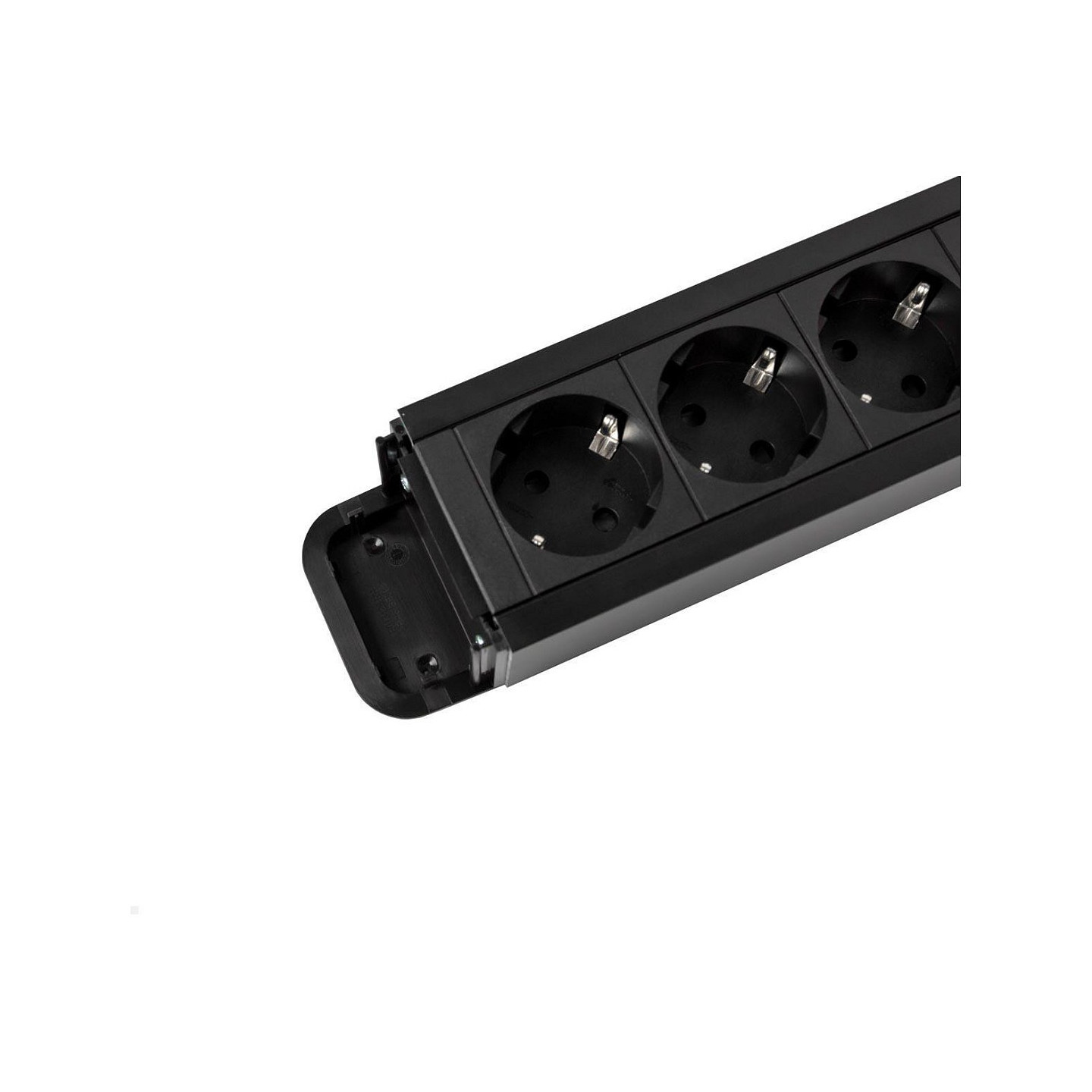 BACHMANN PRIMO2 Steckdosenleiste 6x Schutzkontakt Aluminium schwarz 2m — Buy in Cyprus with Fast Delivery