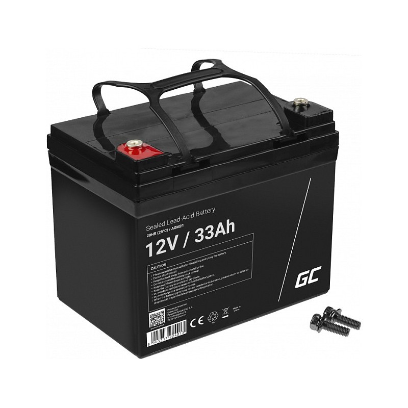 Green Cell Ersatzbatterie AGM21 12V 33Ah — Buy in Cyprus with Fast Delivery