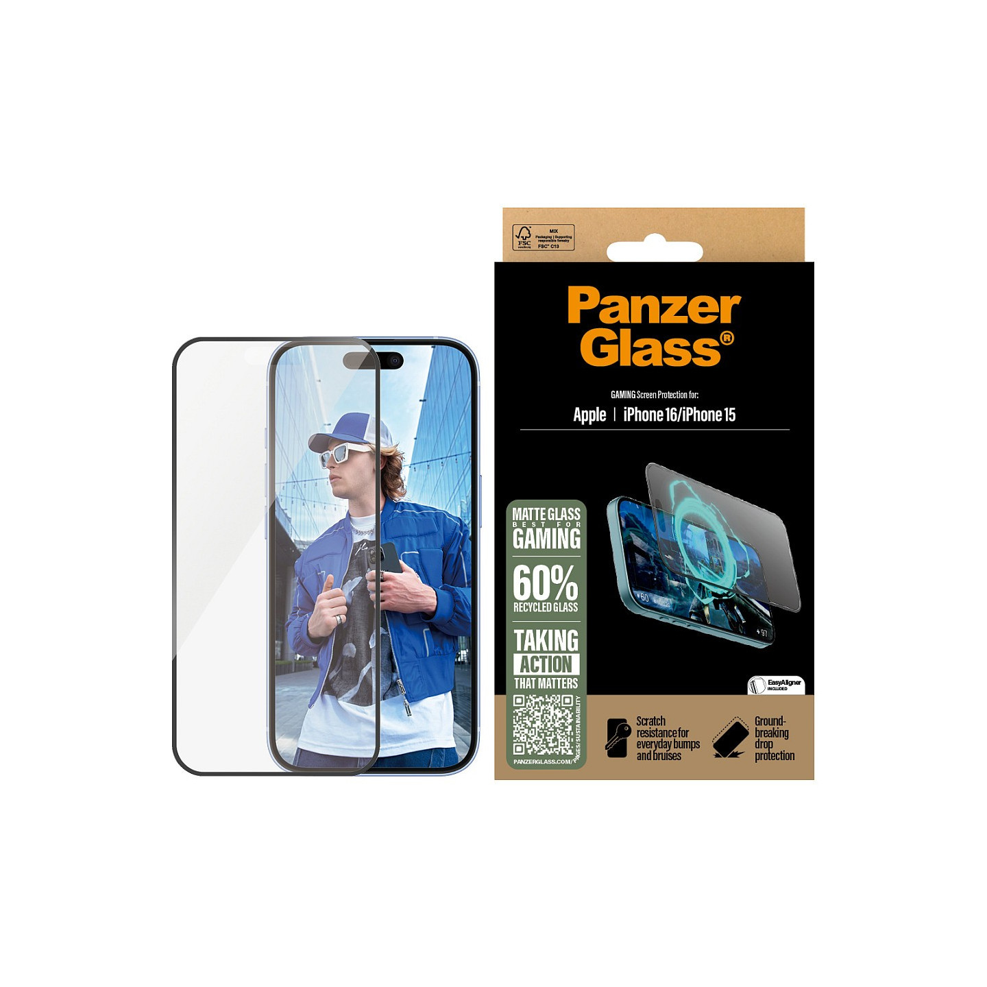 Panzerglass PANZERGLASS GAMING SCREEN — Buy in Cyprus with Fast Delivery