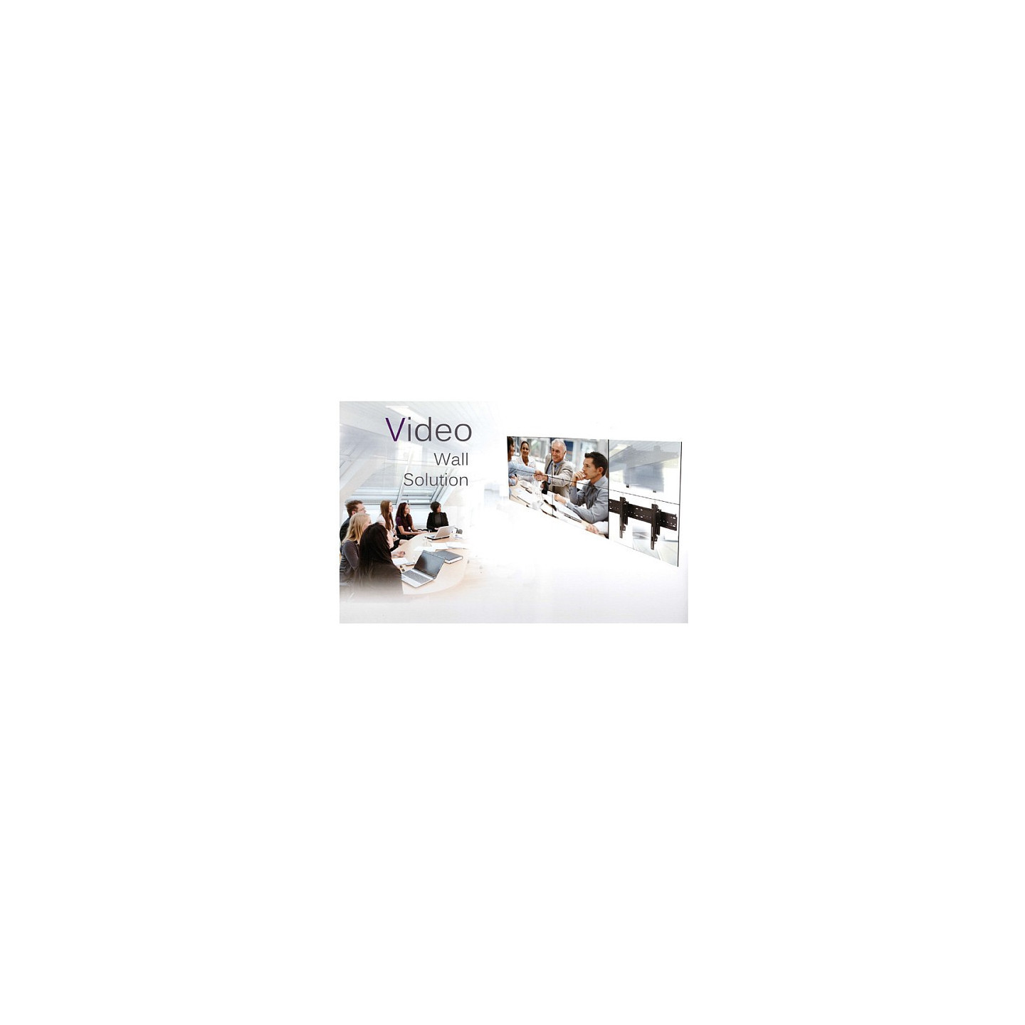 ROLINE Video-Wand-Lsung fr Digital Signage Dual Screen Halterung — Buy in Cyprus with Fast Delivery