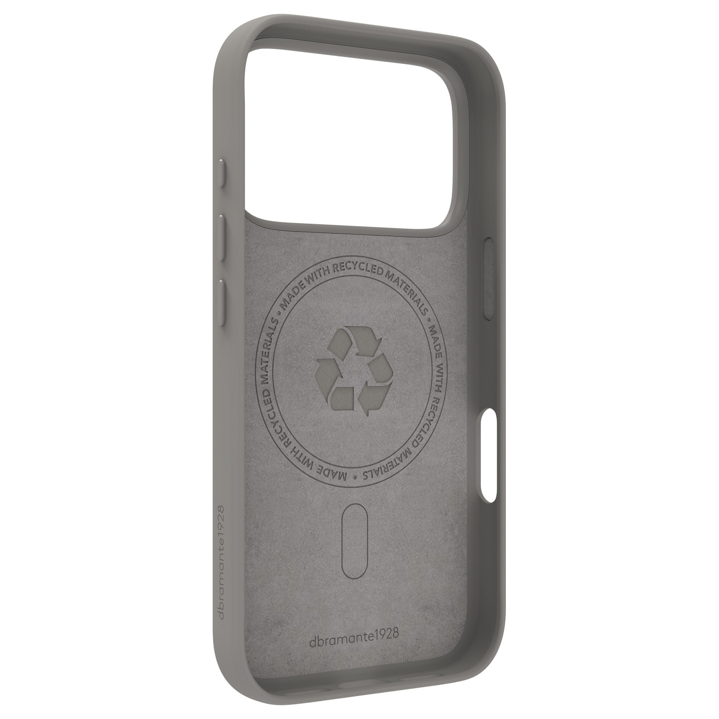 dbramante1928 Roskilde ICON - Hintere Abdeckung fr Mobiltelefon - MagSafe-Kompatibilitt - Kunststoff - Flussstein - f...
