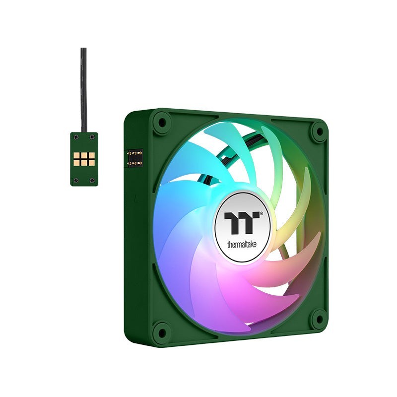 Buy Thermaltake CT120 EX ARGB Sync 120mm Fan - Racing Green - 3-Pack, 500–2000... in Cyprus, Nicosia, Limassol, Larnaka, Pafos