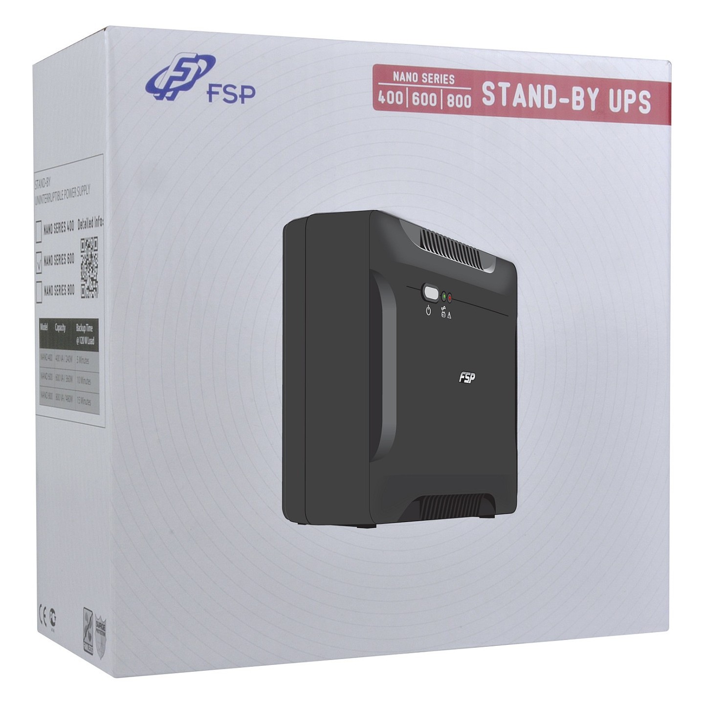 FSP NANO 600 Offline UPS 600VA 360W — Buy in Cyprus with Fast Delivery