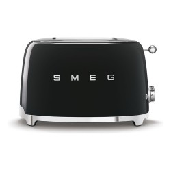 SMEG Toaster 2-Schlitz kompakt 50s Style TSF01BLEU. Schwarz. Hochglanz — Buy in Cyprus with Fast Delivery