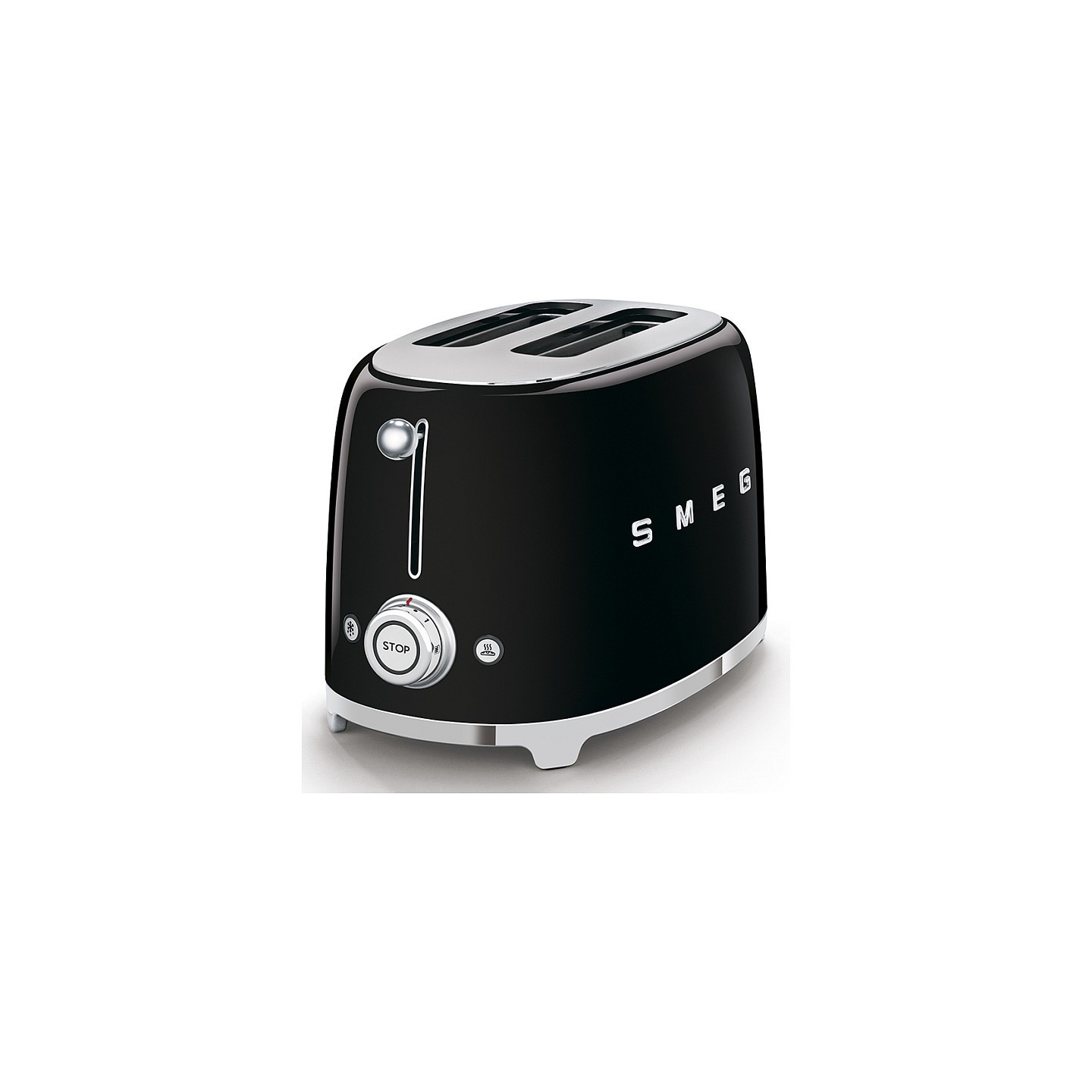 SMEG Toaster 2-Schlitz kompakt 50s Style TSF01BLEU. Schwarz. Hochglanz — Buy in Cyprus with Fast Delivery