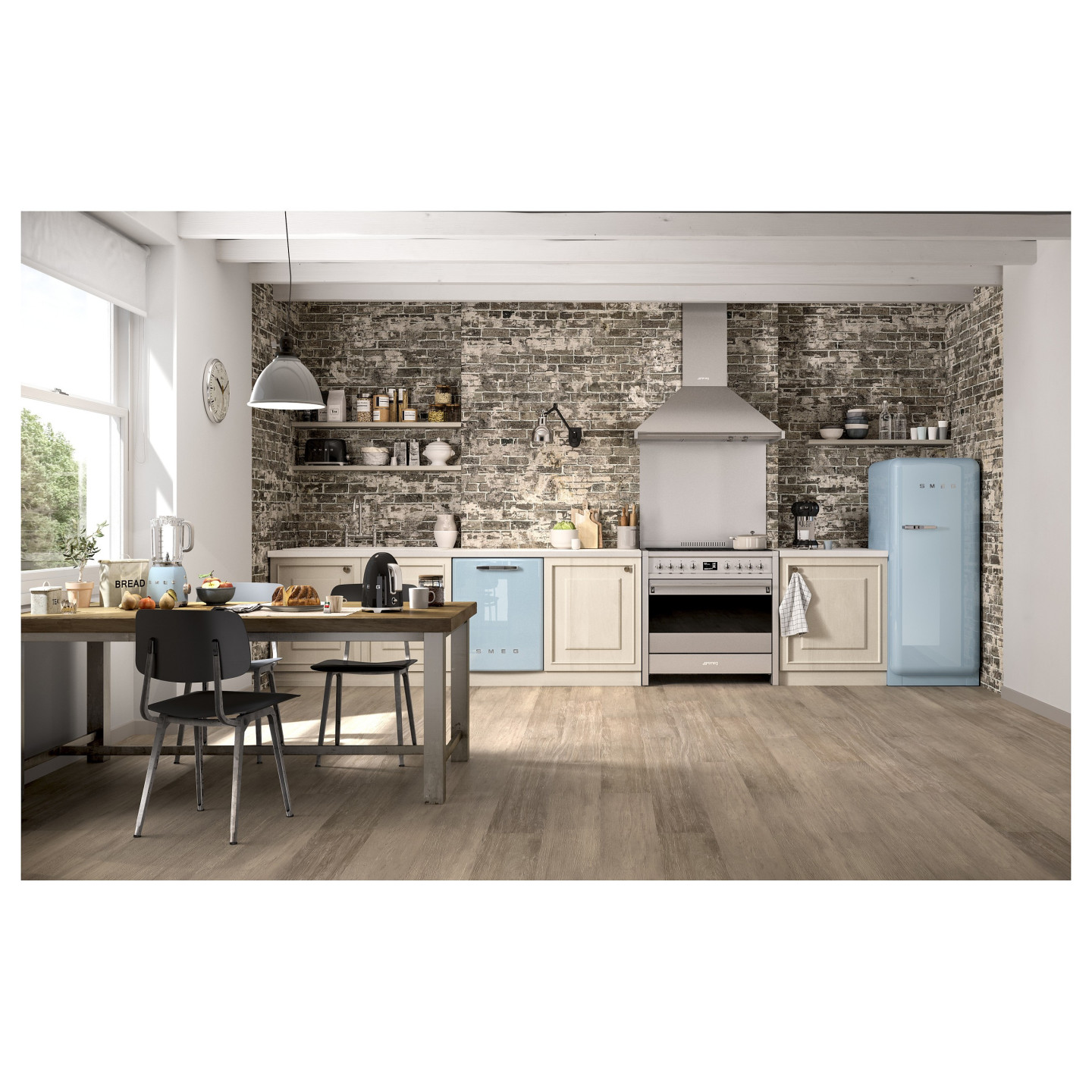 SMEG Toaster 2-Schlitz kompakt 50s Style TSF01BLEU. Schwarz. Hochglanz — Buy in Cyprus with Fast Delivery