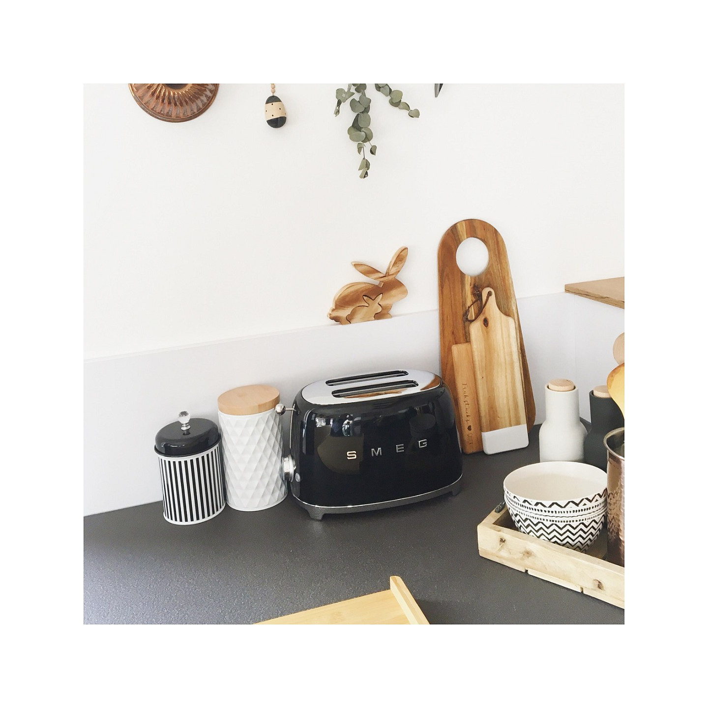 SMEG Toaster 2-Schlitz kompakt 50s Style TSF01BLEU. Schwarz. Hochglanz — Buy in Cyprus with Fast Delivery
