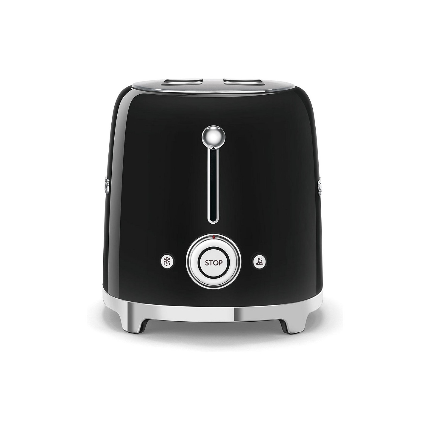 SMEG Toaster 2-Schlitz kompakt 50s Style TSF01BLEU. Schwarz. Hochglanz — Buy in Cyprus with Fast Delivery