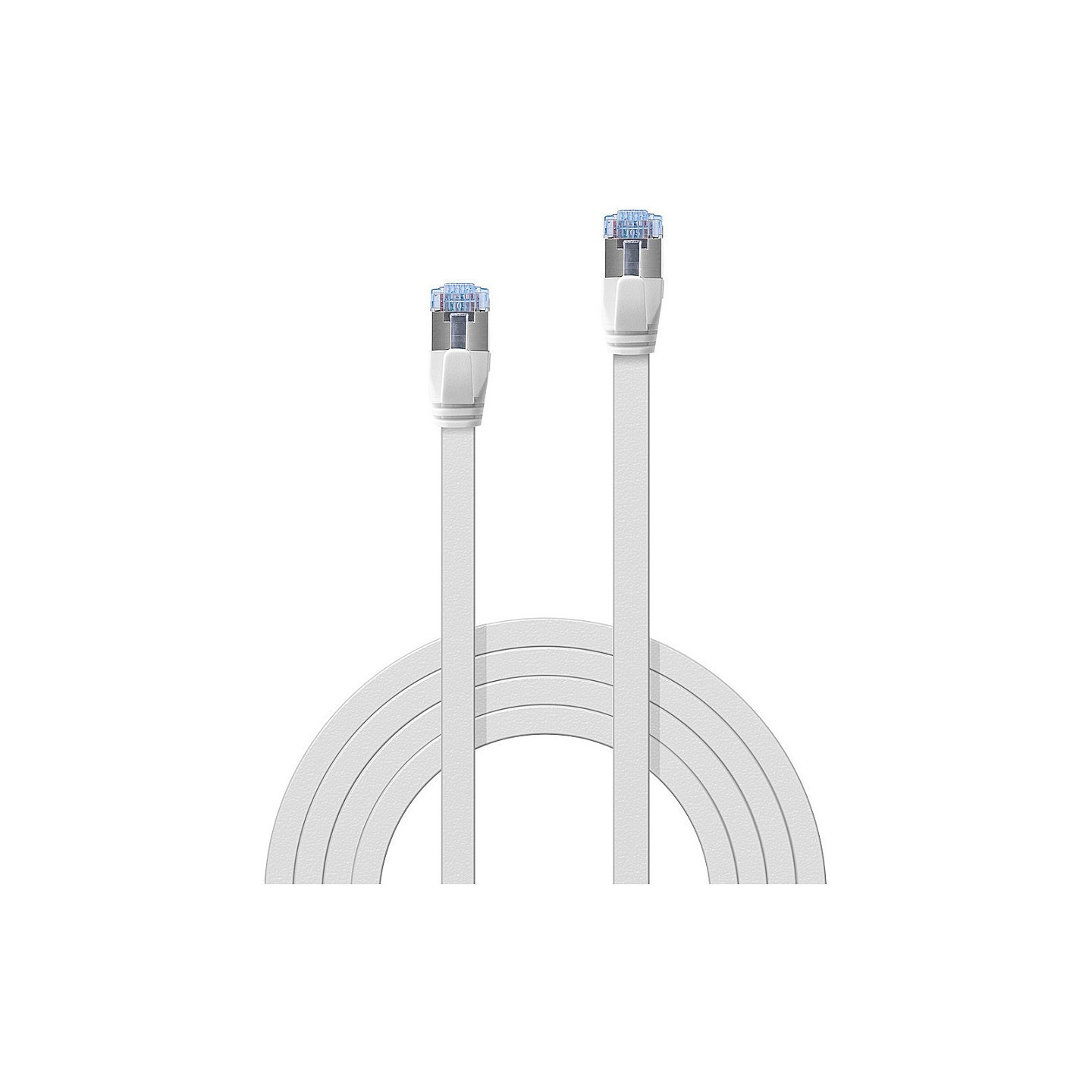 LINDY Patchkabel Cat6A U FTP Flachband weiß 3.00m — Buy in Cyprus with Fast Delivery