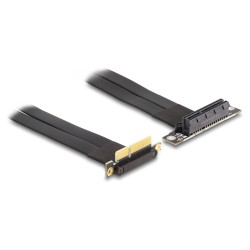 Riser Karte PCI Express x4 Stecker 90° gewinkelt zu x4 Slot 90° gewinkelt mit Kabel 30 cm — Buy in Cyprus with Fast Delivery