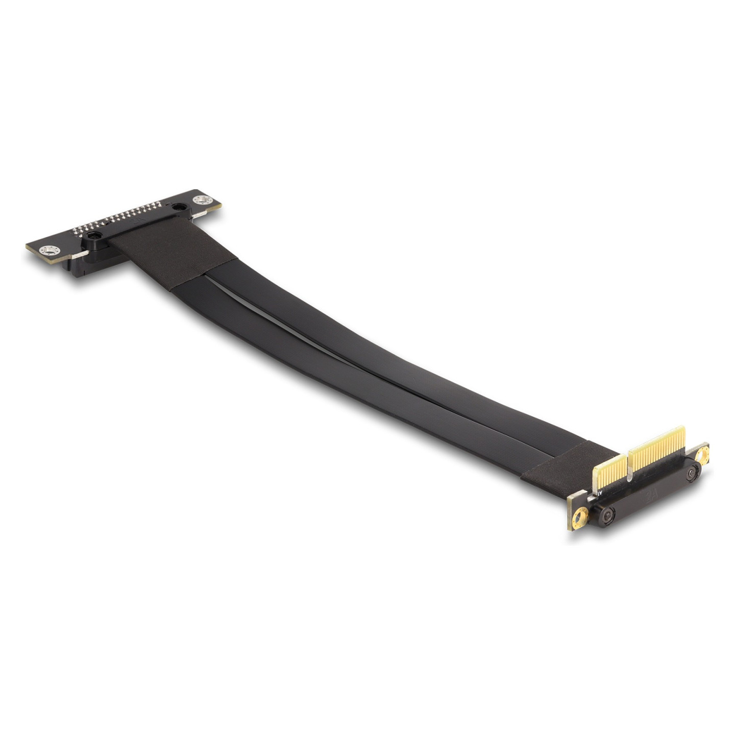 Riser Karte PCI Express x4 Stecker 90° gewinkelt zu x4 Slot 90° gewinkelt mit Kabel 30 cm — Buy in Cyprus with Fast Delivery
