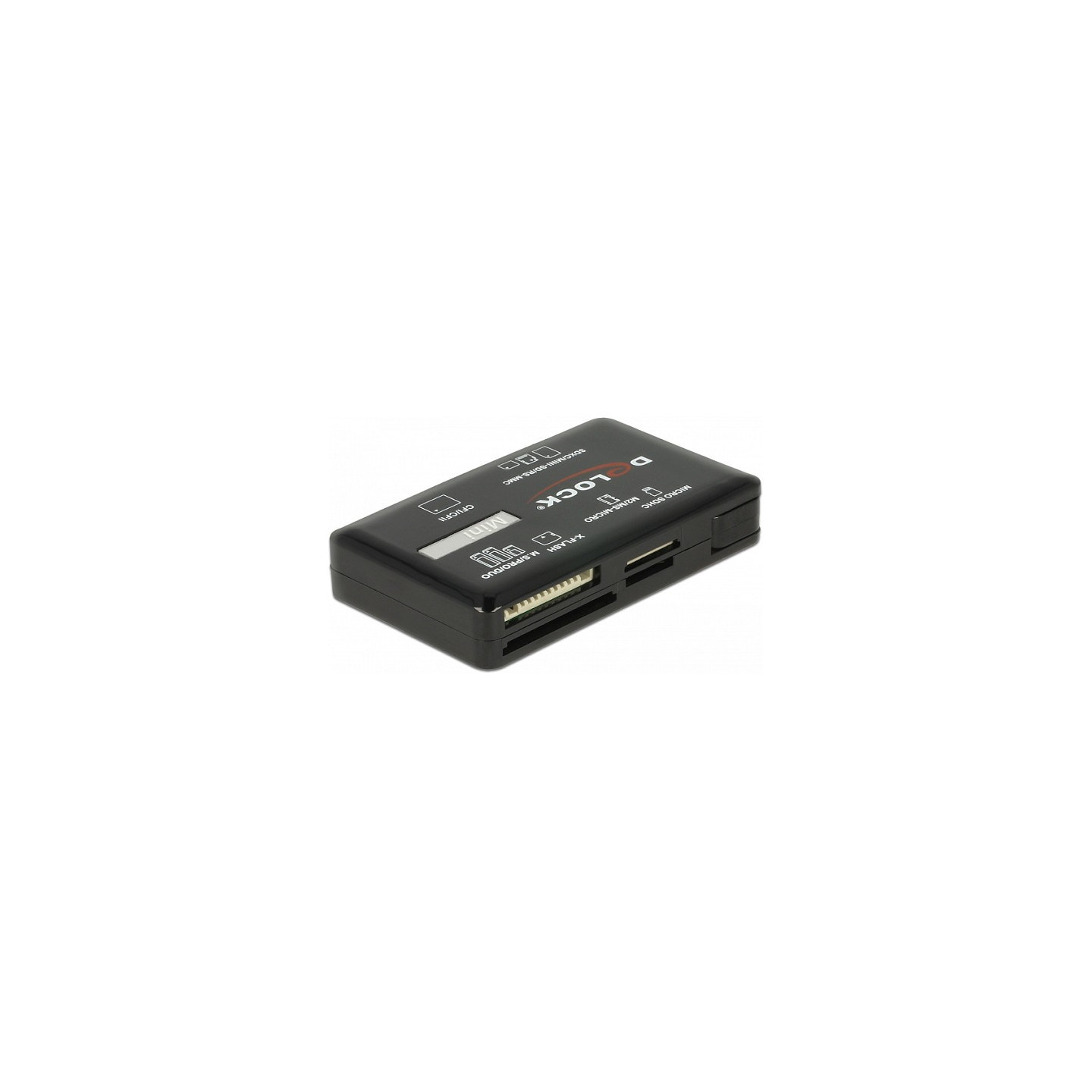 CardReader DeLock USB3.2 SD microSD SDHC microSDHC SDXC microSDXC Black — Buy in Cyprus with Fast Delivery
