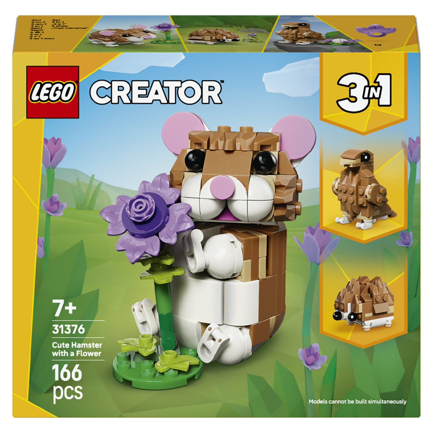 LEGO 31376 Creator 3-in-1 Niedlicher Hamster mit Blume — Buy in Cyprus with Fast Delivery