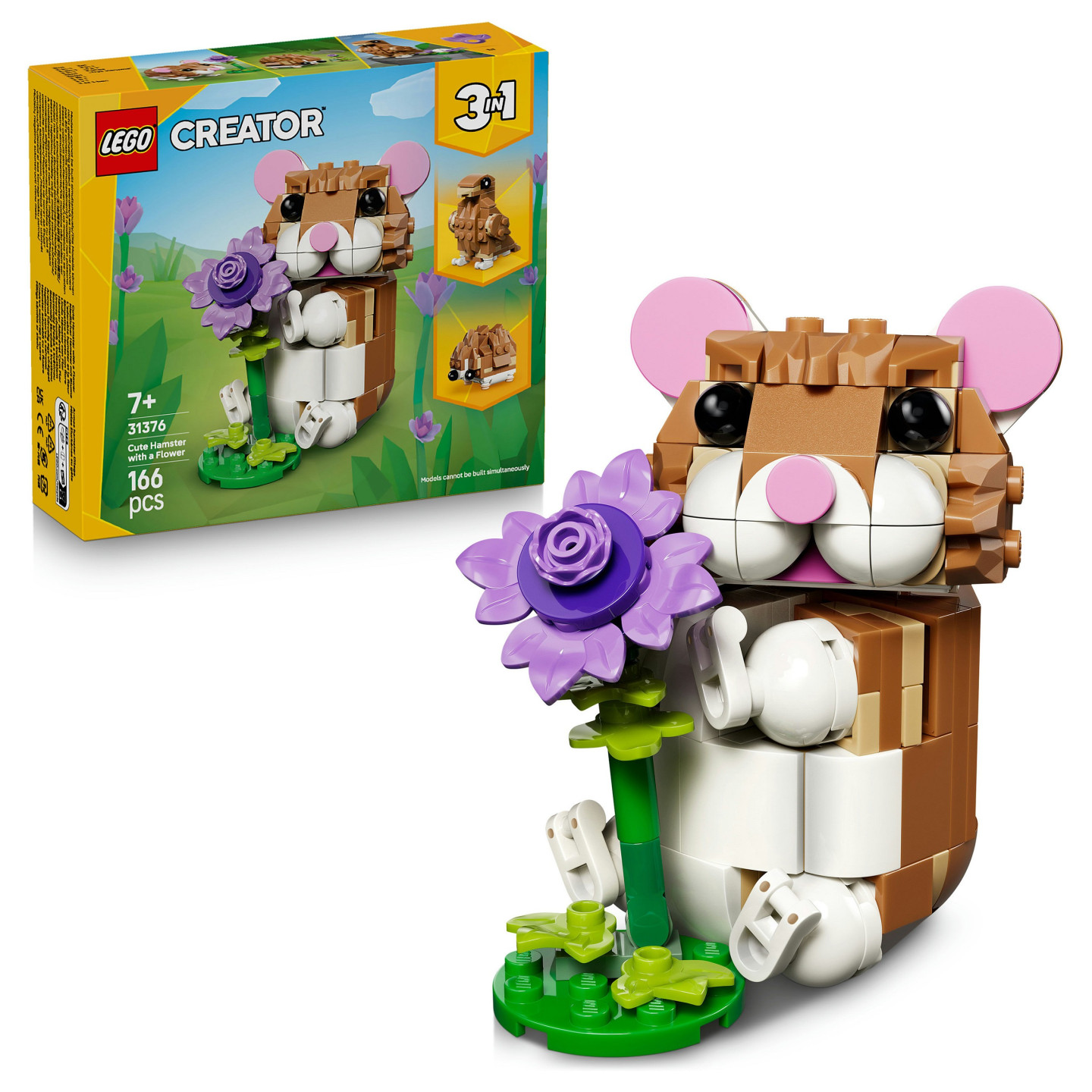 LEGO 31376 Creator 3-in-1 Niedlicher Hamster mit Blume — Buy in Cyprus with Fast Delivery