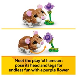 LEGO 31376 Creator 3-in-1 Niedlicher Hamster mit Blume — Buy in Cyprus with Fast Delivery