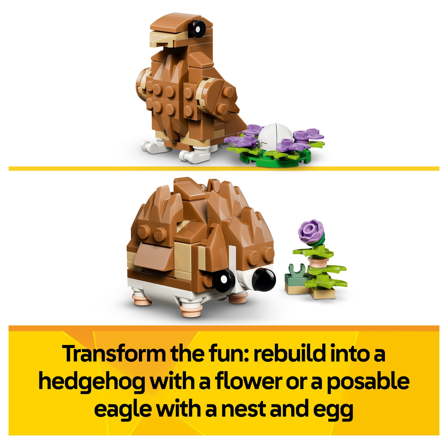 LEGO 31376 Creator 3-in-1 Niedlicher Hamster mit Blume — Buy in Cyprus with Fast Delivery