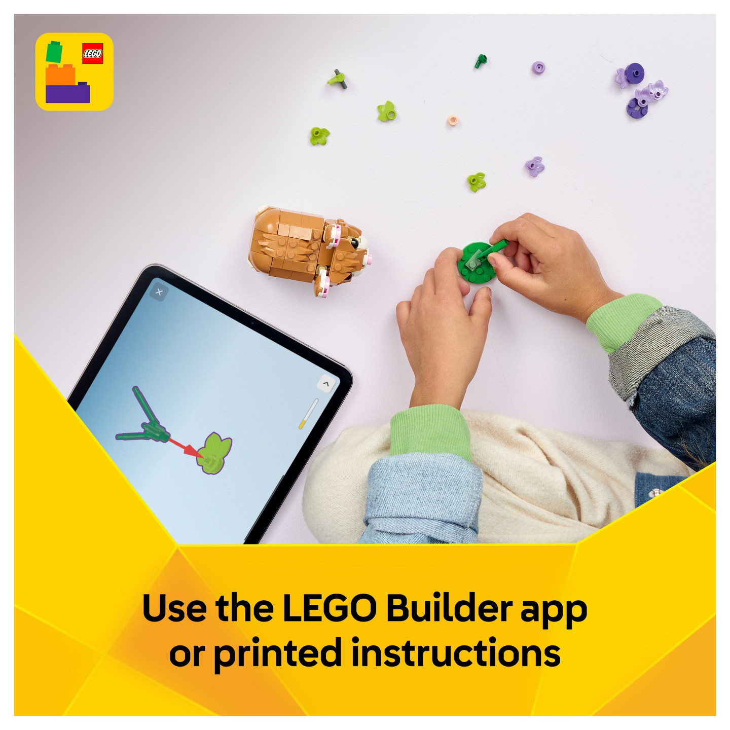 LEGO 31376 Creator 3-in-1 Niedlicher Hamster mit Blume — Buy in Cyprus with Fast Delivery