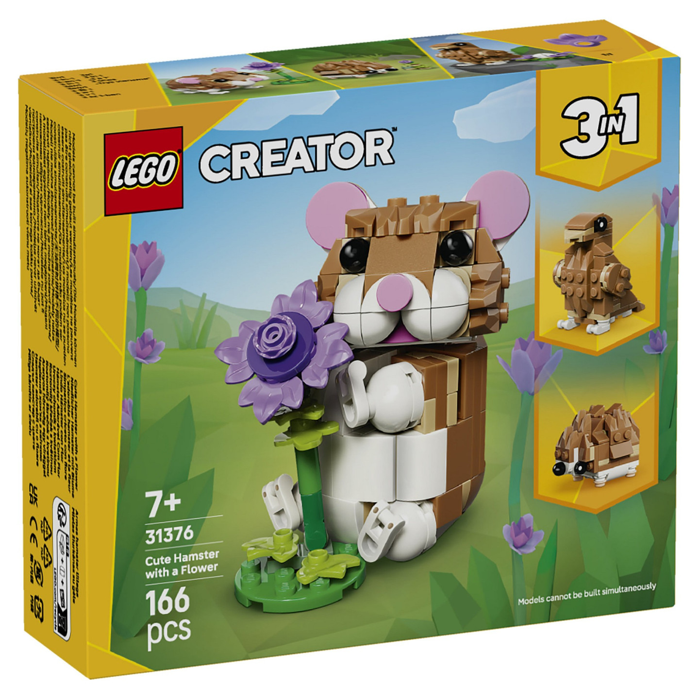 LEGO 31376 Creator 3-in-1 Niedlicher Hamster mit Blume — Buy in Cyprus with Fast Delivery