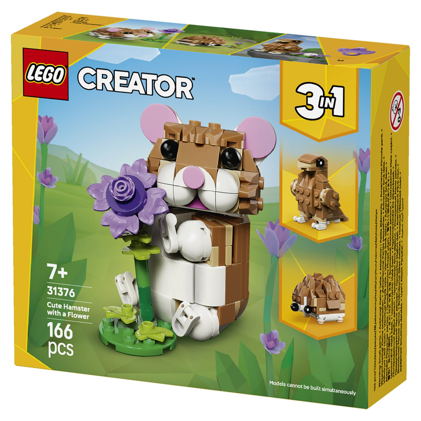 LEGO 31376 Creator 3-in-1 Niedlicher Hamster mit Blume — Buy in Cyprus with Fast Delivery