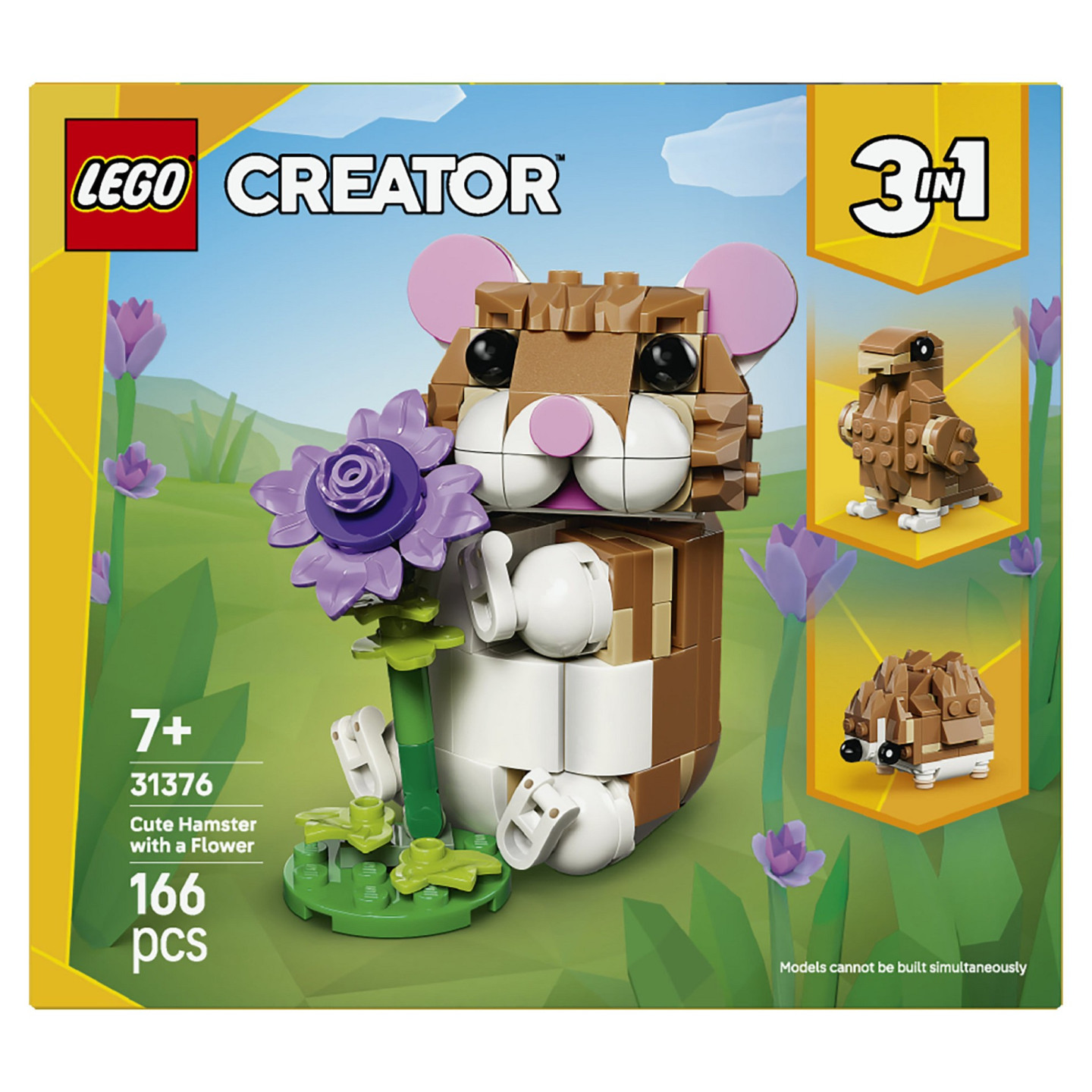 LEGO 31376 Creator 3-in-1 Niedlicher Hamster mit Blume — Buy in Cyprus with Fast Delivery