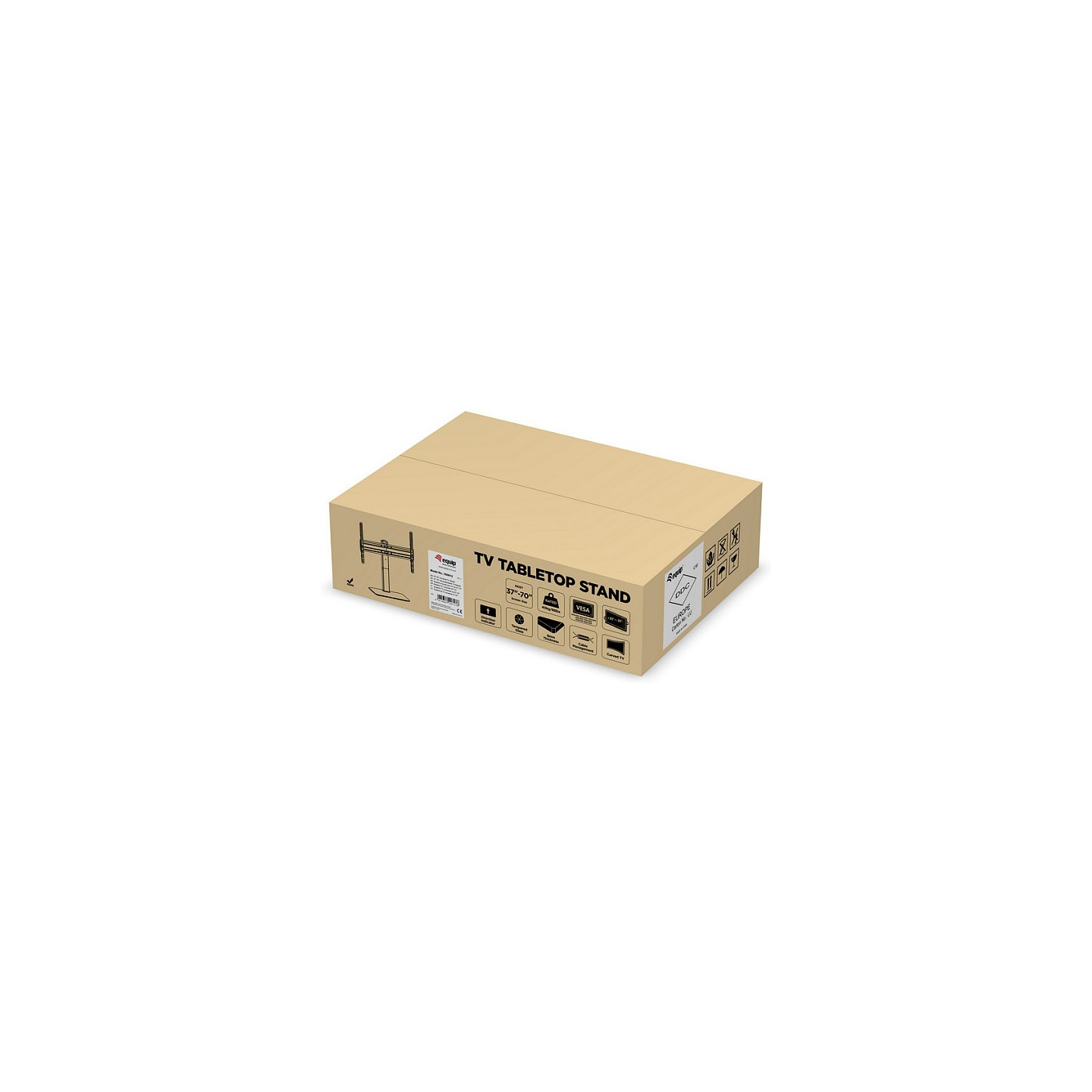 Equip Tischfuß 37'-70' 1TFT Universal TV 40Kg schwarz lite Retail — Buy in Cyprus with Fast Delivery