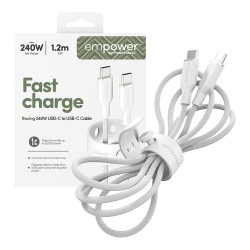 Panzerglass RACING 240W USB-C TO USB-C CABL — Buy in Cyprus with Fast Delivery