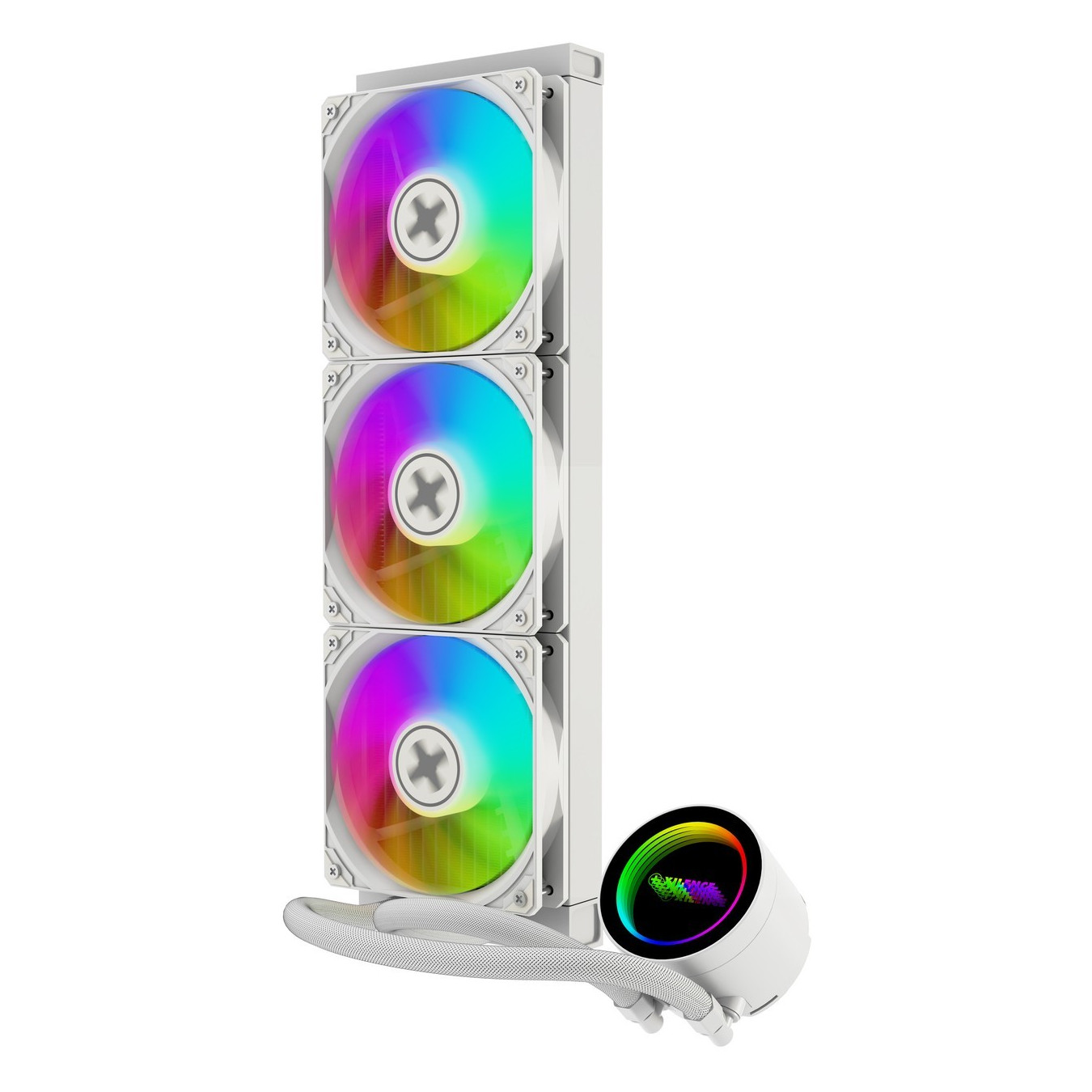 Xilence LiQuRizer LQ360G.W.ARGB - XC998 - 360mm AIO Liquid CPU Cooler, ARGB, White — Buy in Cyprus with Fast Delivery