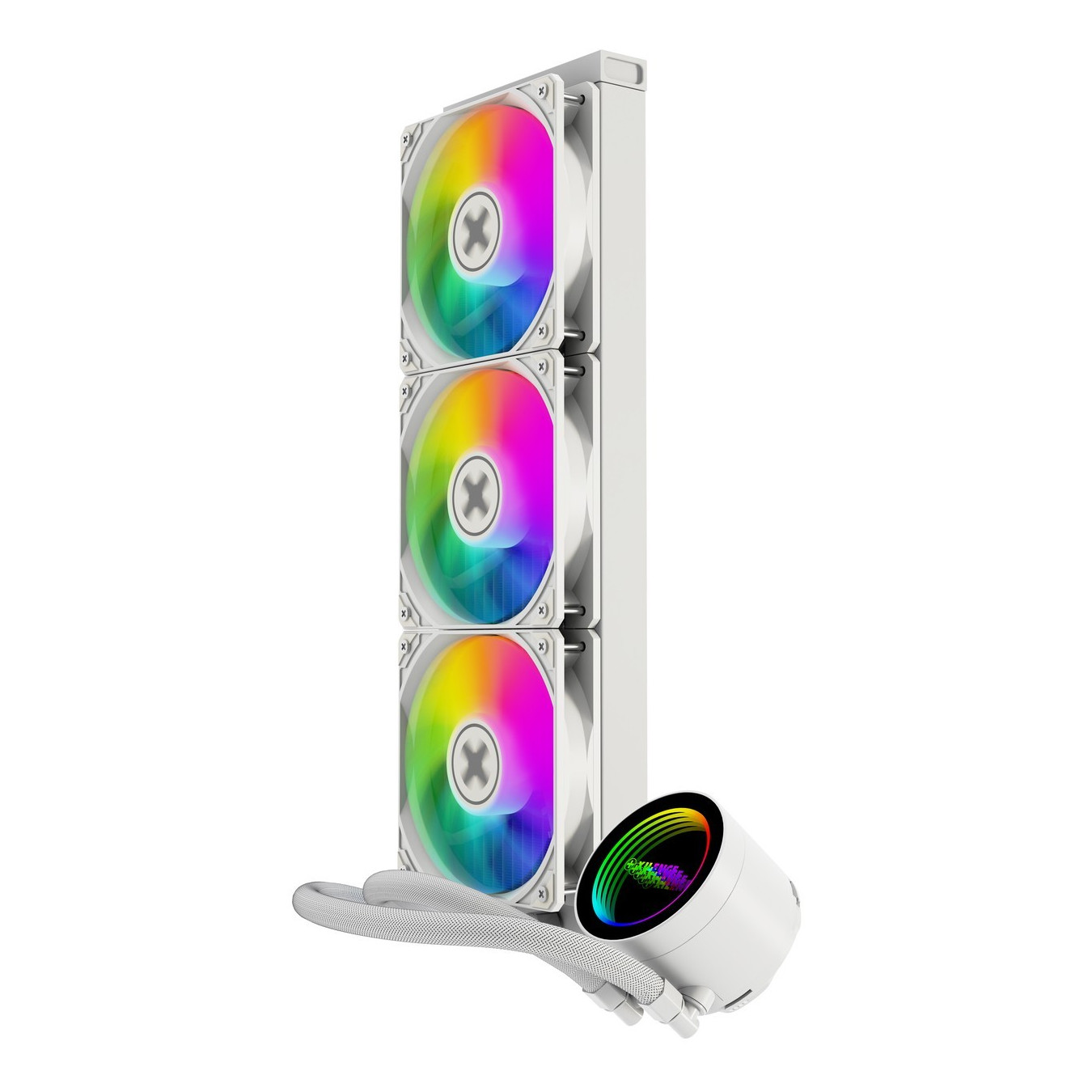 Xilence LiQuRizer LQ360G.W.ARGB - XC998 - 360mm AIO Liquid CPU Cooler, ARGB, White — Buy in Cyprus with Fast Delivery