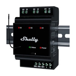Shelly Relais 'Wave' Hutschiene Pro 3 Relais max. 48 A 3 Phasen 3x 16A Z-Wave — Buy in Cyprus with Fast Delivery