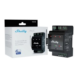 Shelly Relais 'Wave' Hutschiene Pro 3 Relais max. 48 A 3 Phasen 3x 16A Z-Wave — Buy in Cyprus with Fast Delivery