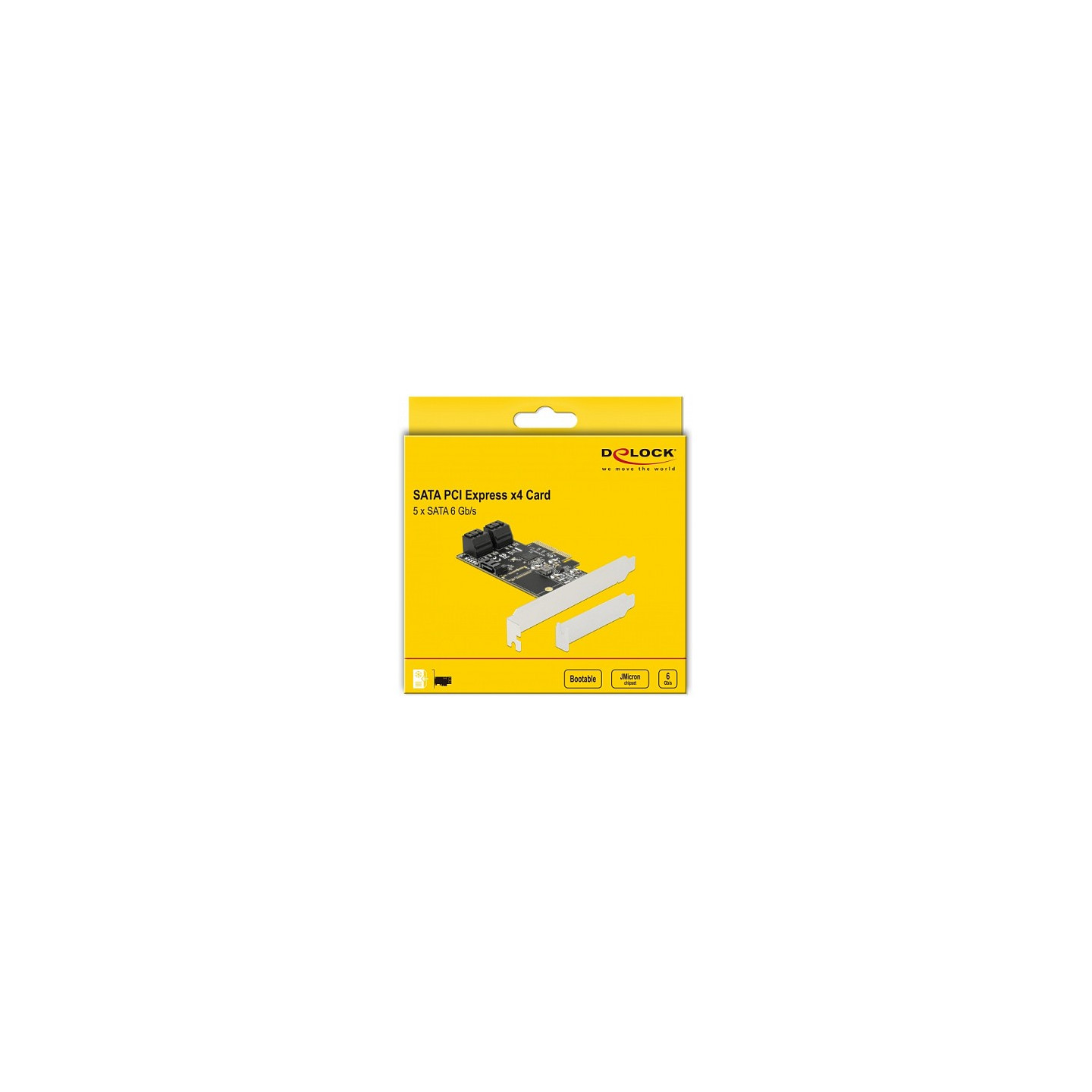 5 Port SATA PCI Express x4 Karte - Low Profile Formfaktor — Buy in Cyprus with Fast Delivery