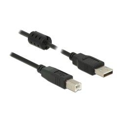 0.5m - USB 2.0-A USB 2.0-B 0.5m USB A USB B Männlich Männlich Schwarz USB Kabel — Buy in Cyprus with Fast Delivery