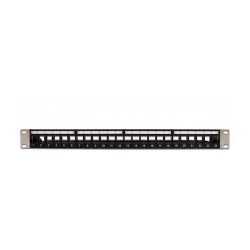 Delock 19? Keystone Patchpanel 24 Port mit Entlastungsschiene schwarz — Buy in Cyprus with Fast Delivery