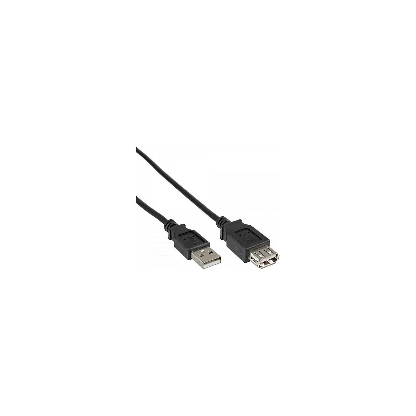 USB2.0 Verlängerungskabel USB W bis USB M 0.5m Black — Buy in Cyprus with Fast Delivery