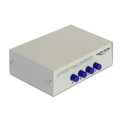 DELOCK Switch 4-port VGA manuell bidire — Buy in Cyprus with Fast Delivery
