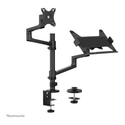 Neomounts DS20-425BL2 Tischhalterung für 17-27' Bildschirme und 11.6-17.3' Laptops - Schwarz
