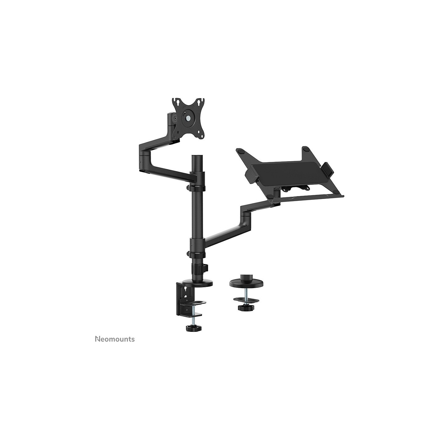 Neomounts DS20-425BL2 Tischhalterung für 17-27' Bildschirme und 11.6-17.3' Laptops - Schwarz