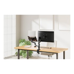 Neomounts DS20-425BL2 Tischhalterung für 17-27' Bildschirme und 11.6-17.3' Laptops - Schwarz