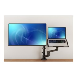 Neomounts DS20-425BL2 Tischhalterung für 17-27' Bildschirme und 11.6-17.3' Laptops - Schwarz