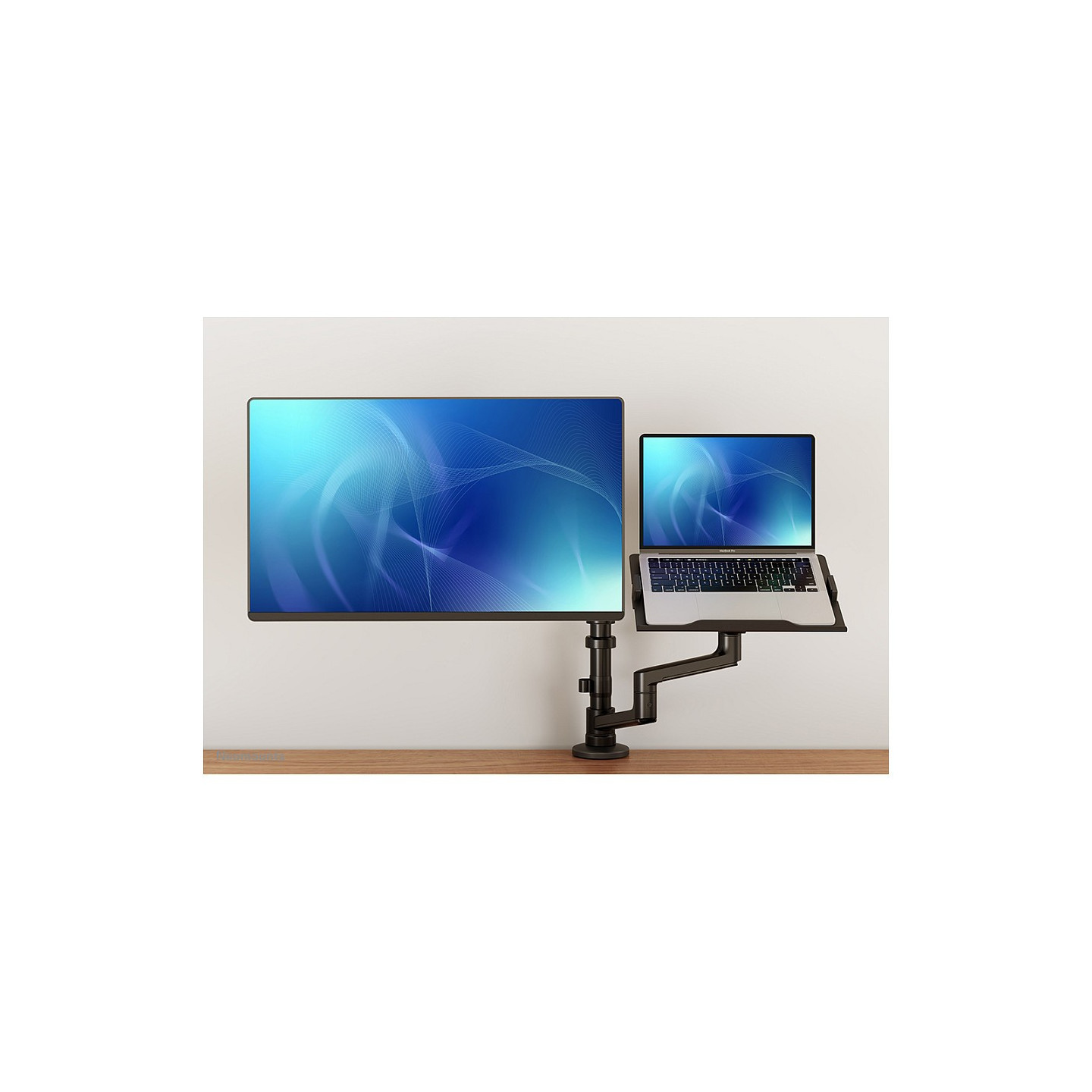 Neomounts DS20-425BL2 Tischhalterung für 17-27' Bildschirme und 11.6-17.3' Laptops - Schwarz