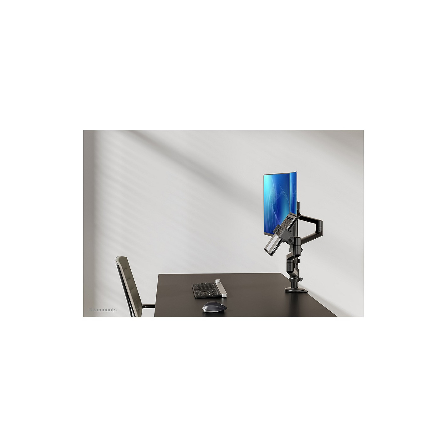 Neomounts DS20-425BL2 Tischhalterung für 17-27' Bildschirme und 11.6-17.3' Laptops - Schwarz
