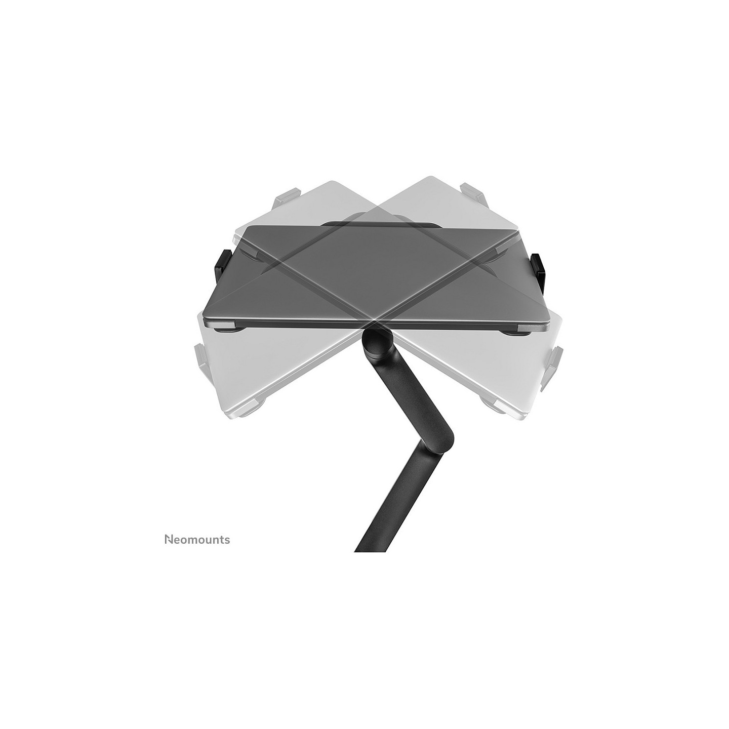 Neomounts DS20-425BL2 Tischhalterung für 17-27' Bildschirme und 11.6-17.3' Laptops - Schwarz