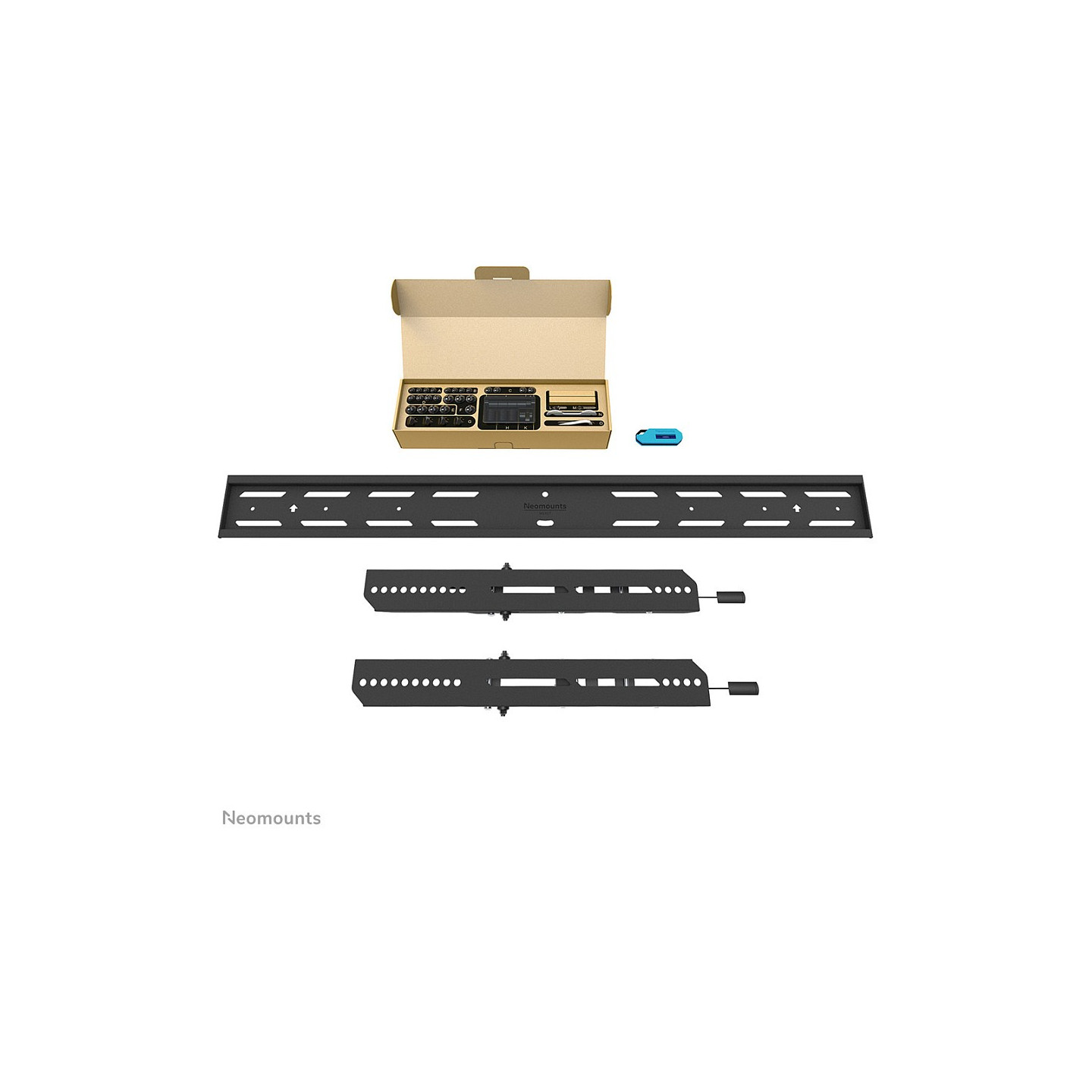 Neomounts WL30S-850BL18 feste Wandhalterung für 43-98' Bildschirme - Schwarz — Buy in Cyprus with Fast Delivery