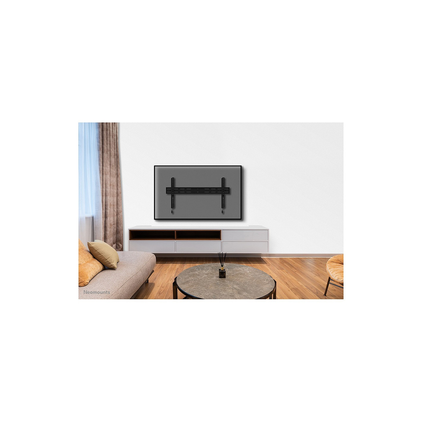Neomounts WL30S-850BL18 feste Wandhalterung für 43-98' Bildschirme - Schwarz — Buy in Cyprus with Fast Delivery