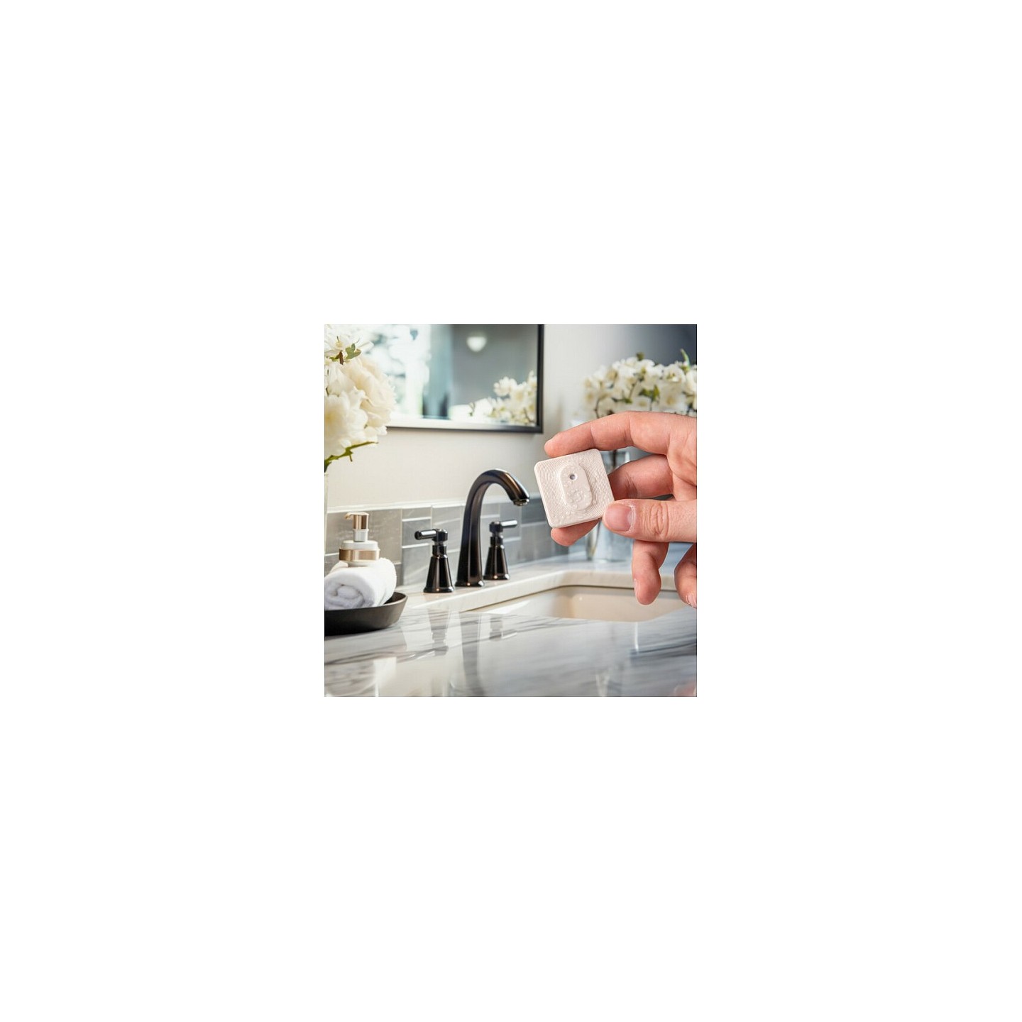 Shelly Plug & Play 'Blu H&T Ivory' Temperatur- & Feuchtigkeitssensor BT Batterie — Buy in Cyprus with Fast Delivery