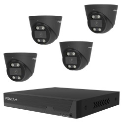 FOSCAM FN9108E-T4-2T Überwachungskameraset 4 Kameras mit Recorder Schwarz — Buy in Cyprus with Fast Delivery