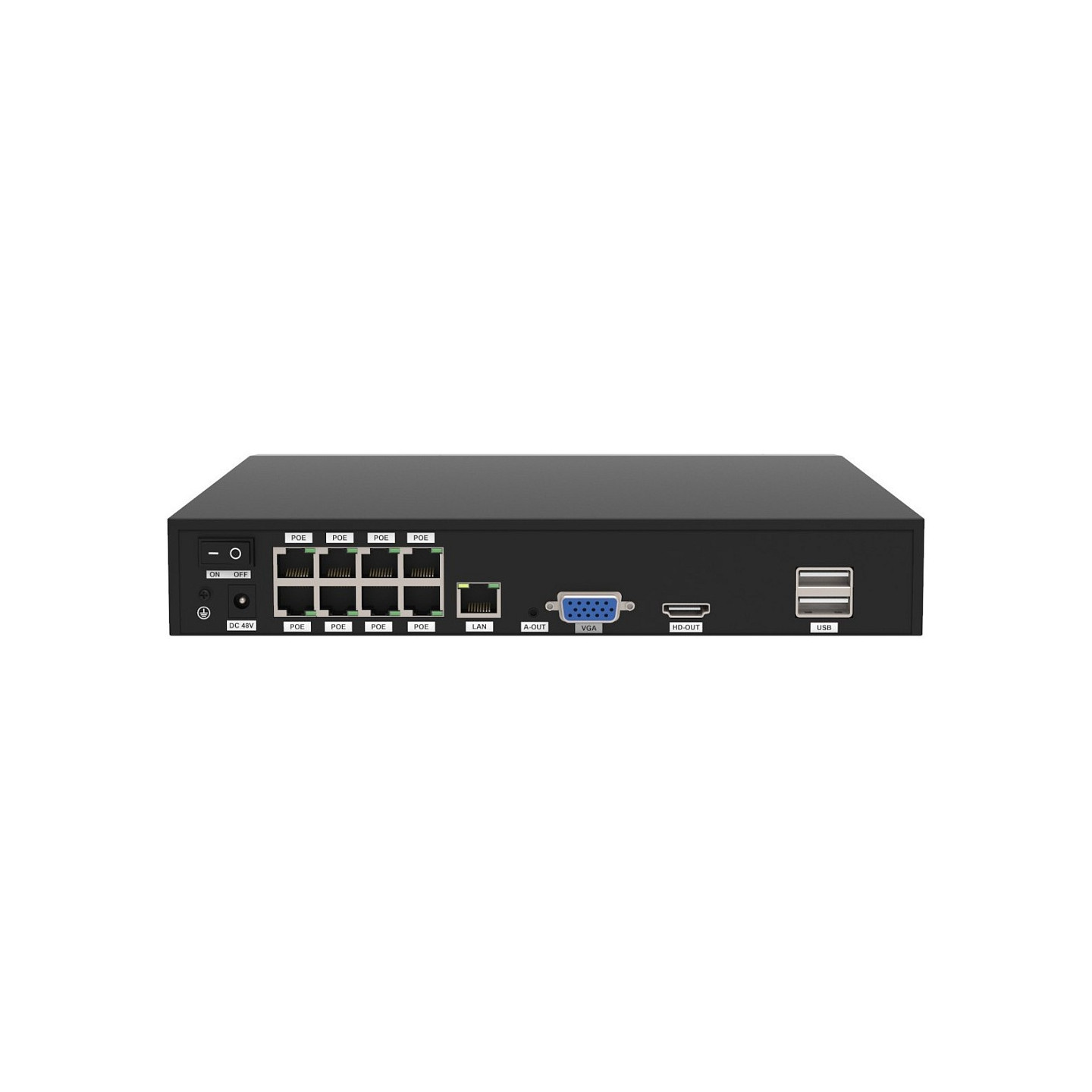 FOSCAM FN9108E-T4-2T Überwachungskameraset 4 Kameras mit Recorder Schwarz — Buy in Cyprus with Fast Delivery